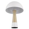 NOWA Paulin lampada da comodino a fungo moderna, design minimal per camera da letto