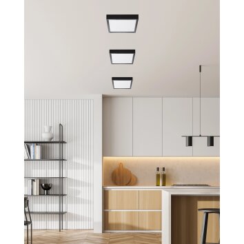 NOWA Puccy plafoniera LED quadrata da soffitto 10W 3000K 1200 lumen moderna