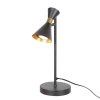 Steinhauer Preto lampada da tavolo orientabile da lettura moderna per soggiorno e camera da letto