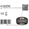 Steinhauer Sable lampada a sospensione rotonda per sala da pranzo E27, lunghezza 60 cm