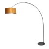 Steinhauer Curve lampada da terra ad arco moderna E27 con interruttore per soggiorno