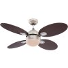 Globo WADE Ventilatore Cromo, Acciaio inox, Nichel opaco, 1-Luce