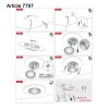 Steinhauer Lido plafoniera da soffitto LED rotonda Ø 28 cm 12W 2700K 1100 lm