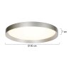 Steinhauer Flady LED plafoniera rotonda, lampada da soffitto moderna 50 cm, 2 luci