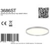 Steinhauer Flady LED plafoniera rotonda, lampada da soffitto moderna 50 cm, 2 luci