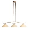 Steinhauer Anthea lampada a sospensione classica per sala da pranzo 3 luci regolabile, 112 cm