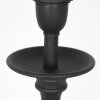 Steinhauer Lampada da tavolo Lyons, base scultorea in legno, paralume nero orientale