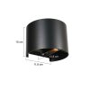 Steinhauer Logan applique LED da parete semicircolare moderna 2 luci per interni