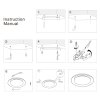 Steinhauer Plafoniera rotonda Golden Veil, LED moderna, dimmerabile, 2700 Kelvin