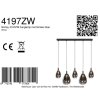 Steinhauer Lampada a sospensione a grappolo Glimsy, LED 2700 Kelvin, regolabile