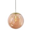 Steinhauer Bollique lampada a sospensione globo rotondo moderna E27, lunghezza 40 cm