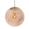 Steinhauer Bollique lampada a sospensione globo rotondo moderna E27, lunghezza 40 cm