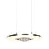 Steinhauer Soleil lampada a sospensione rotonda moderna a 2 luci LED, 32 cm