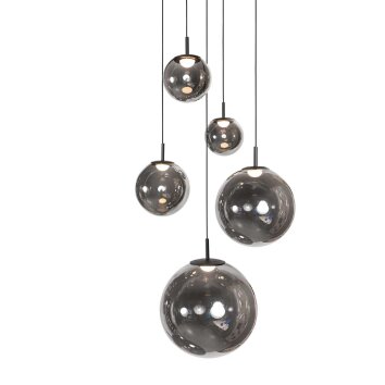 Steinhauer Bollique lampadario a sospensione LED 5 luci con sfere moderno ø 60 cm