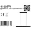 Steinhauer Fluxy lampada a sospensione lineare LED moderna 9 luci 2700K 4000lm 26W