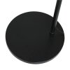 Steinhauer Lampada da terra Sparkled Light, paralume cilindrico dorato regolabile