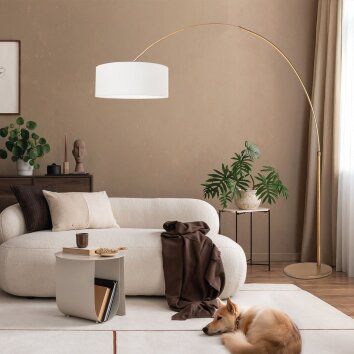 Steinhauer Sparkled Light lampada da terra ad arco orientabile, moderna, per soggiorno
