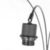 Steinhauer Sparkled Light lampada da terra ad arco 3 luci regolabile con interruttore