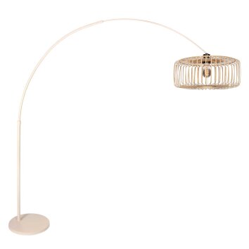 Steinhauer Sparkled Light lampada ad arco da terra E27 con interruttore, moderna