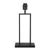 Steinhauer Lampada da tavolo Stang moderna con struttura rettangolare e paralume nero