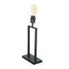 Steinhauer Lampada da tavolo Stang moderna con struttura rettangolare e paralume nero