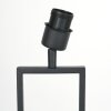 Steinhauer Lampada da tavolo Stang moderna con struttura rettangolare e paralume nero