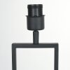 Steinhauer Lampada da tavolo Stang moderna con struttura rettangolare e paralume nero