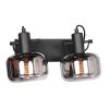 Steinhauer Glaslic applique da parete moderna regolabile a 2 luci per interni