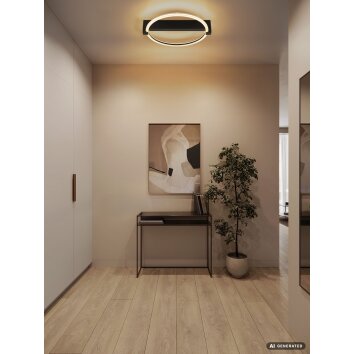 Globo Fletcher plafoniera LED da soffitto moderna ovale 3000 K 1546 lm 15 W