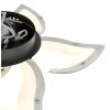 Globo Lavonne plafoniera LED moderna a petali, lampada da soffitto design floreale