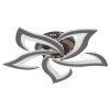 Globo Lavonne plafoniera LED moderna a petali, lampada da soffitto design floreale
