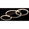 Globo Fletcher plafoniera LED a 3 anelli moderna 4700 Lumen 3000 Kelvin 40 Watt