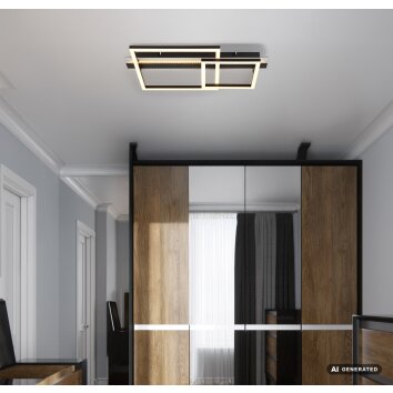 Globo Estrada plafoniera LED moderna geometrica 3000 Kelvin 3150 Lumen 30 Watt