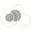 Globo Johnson plafoniera LED a anelli con telecomando 6300 lumen 60 watt 2700-6500 K