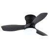 Irwin ventilatore da soffitto LED moderno con luce, 3 pale e telecomando