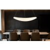 Globo Kristalla LED lampada a sospensione curva per tavolo da pranzo moderna