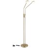 Globo Silvio piantana LED da lettura moderna 2 luci 6,5 W 1400 lm 2700/3350/4000 K