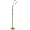 Globo Silvio piantana LED da lettura moderna 2 luci 6,5 W 1400 lm 2700/3350/4000 K