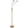 Globo Silvio piantana LED da lettura moderna 2 luci 6,5 W 1400 lm 2700/3350/4000 K