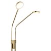 Globo Silvio piantana LED da lettura moderna 2 luci 6,5 W 1400 lm 2700/3350/4000 K