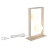 NOWA Nanda lampada da tavolo moderna a 2 luci G9 5 Watt con interruttore sul cavo