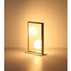 NOWA Nanda lampada da tavolo moderna a 2 luci G9 5 Watt con interruttore sul cavo
