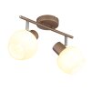 Globo Eileen plafoniera spot da soffitto a 2 luci E27 40 watt moderna per interni