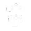 Globo Eileen plafoniera spot da soffitto a 2 luci E27 40 watt moderna per interni