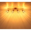 Globo Olin plafoniera a 4 luci barra faretti da soffitto attacco E27 4x40 W