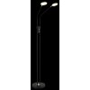 Globo Silvio LED lampada da terra piantana doppia per soggiorno, 173 cm, moderna
