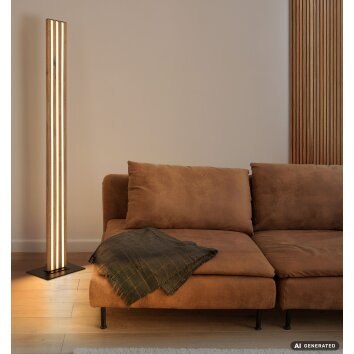 Globo Hayden lampada da terra LED piantana moderna 140 cm 3000 K 3600 lm 36 W