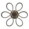 Globo Orbita plafoniera LED moderna da soffitto a quadrilatero per interni