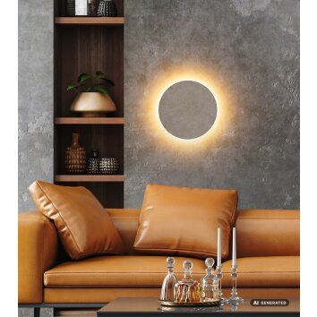 Globo Jillian LED applique da parete rotonda moderna, lampada murale per interni