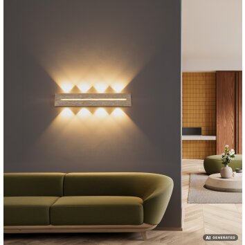Globo Rojas applique LED da parete a doppia emissione per soggiorno e corridoio